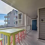 Ocean-View Condo With Deck, Steps To Carolina Beach!