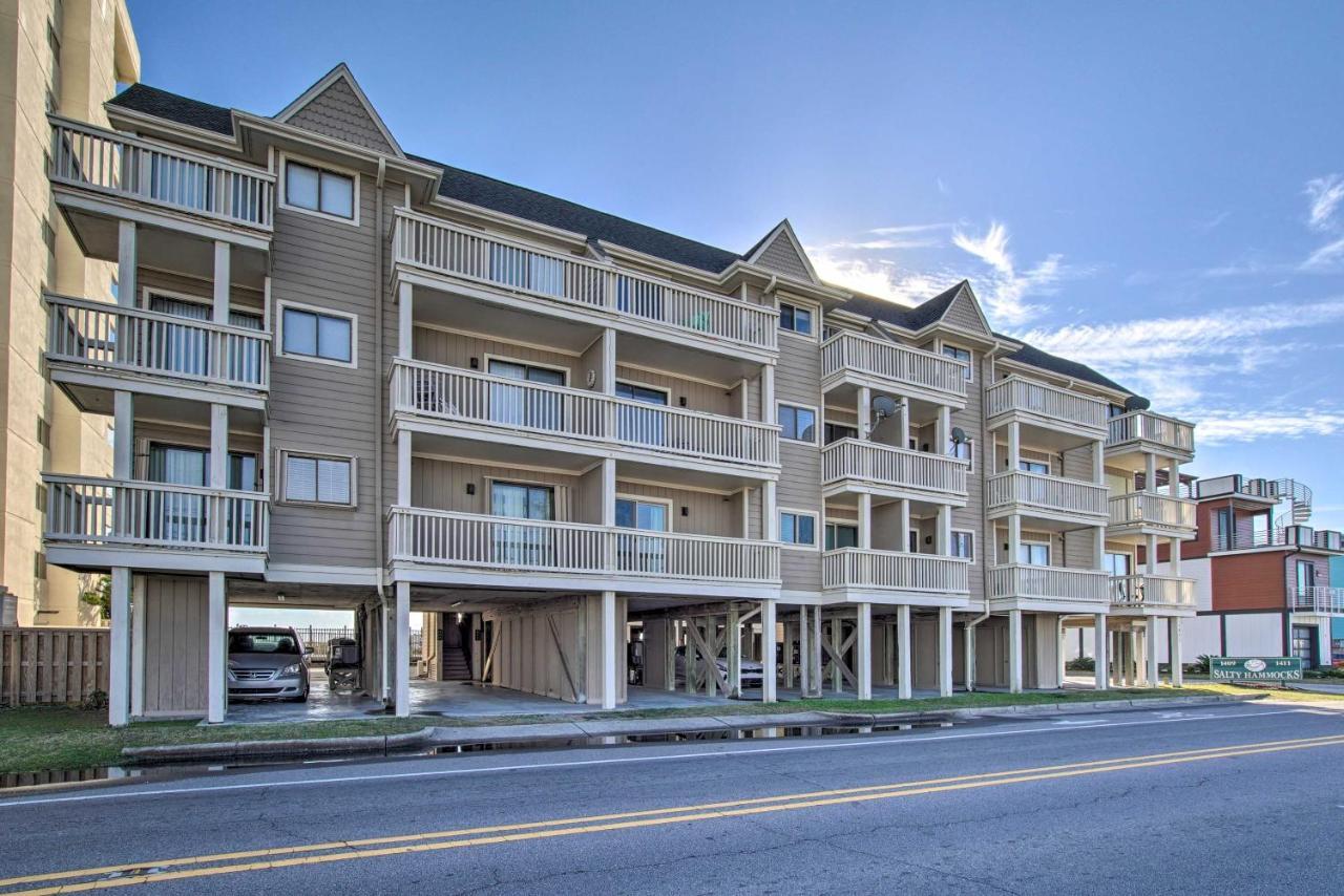 Ocean-view With Deck, Steps To Carolina Beach! *