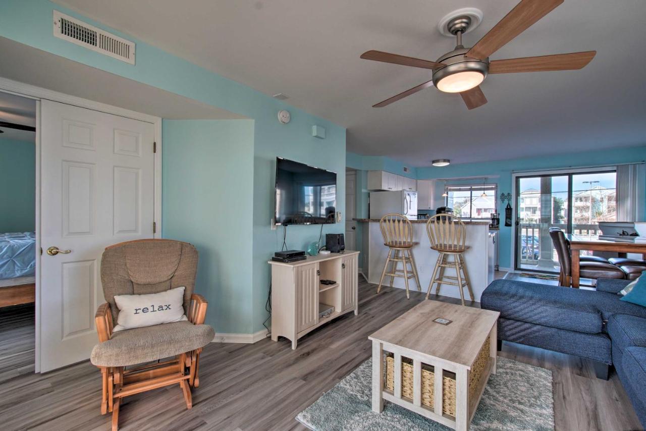 Ocean-view With Deck, Steps To Carolina Beach! Apartment Carolina Beach