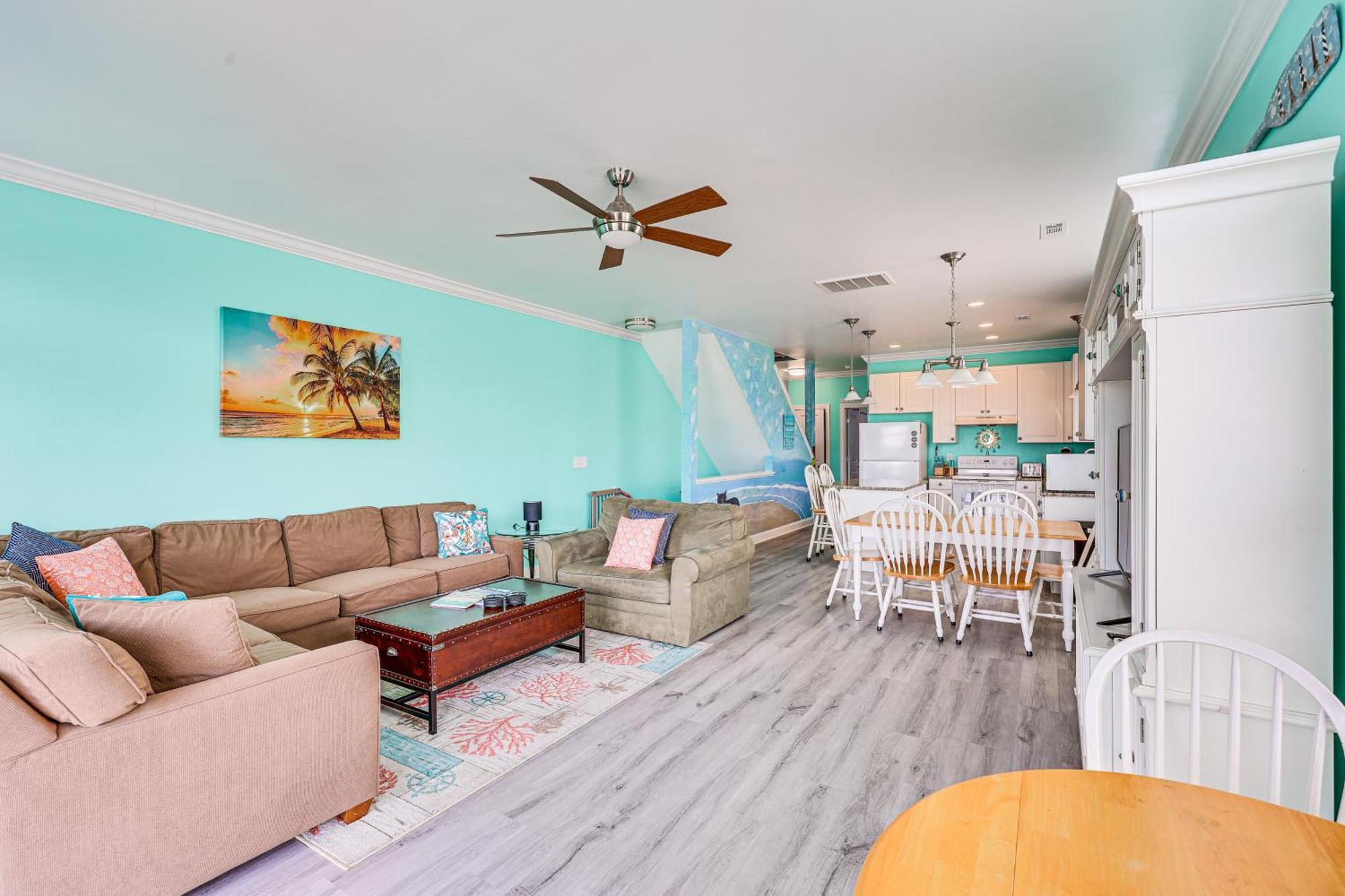 Calm Coastal Haven With 2 Balconies Near