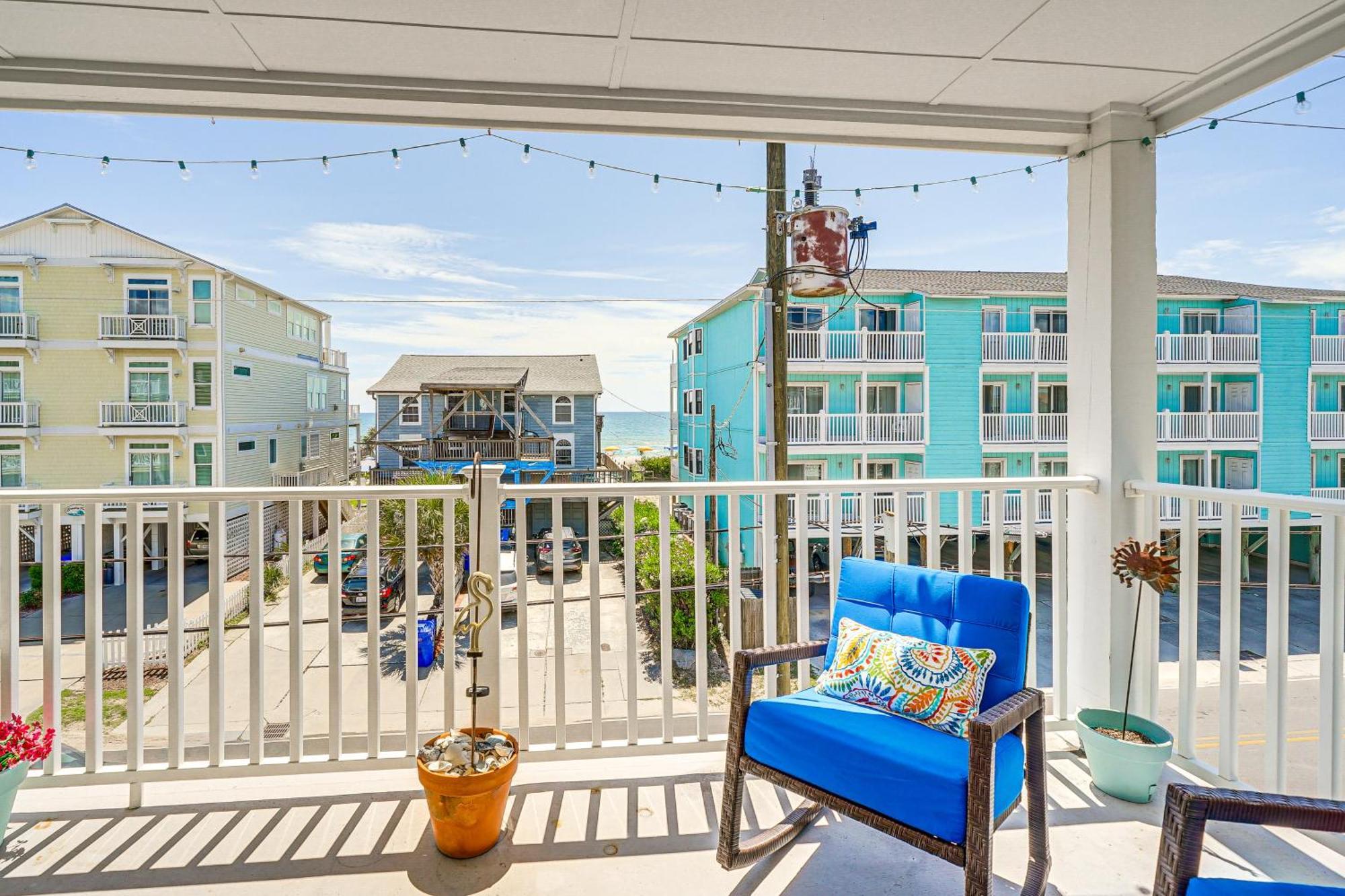 Carolina With Balcony Walk To The Ocean * Carolina Beach