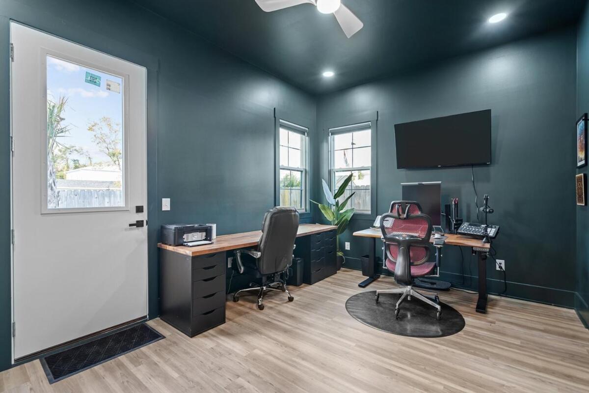 5 Min Walk To Roof Patio Office Garage Bbq Apartment Carolina Beach
