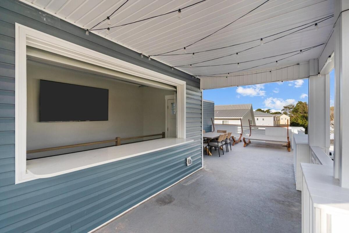 5 Min Walk To Roof Patio Office Garage Bbq Apartment Carolina Beach