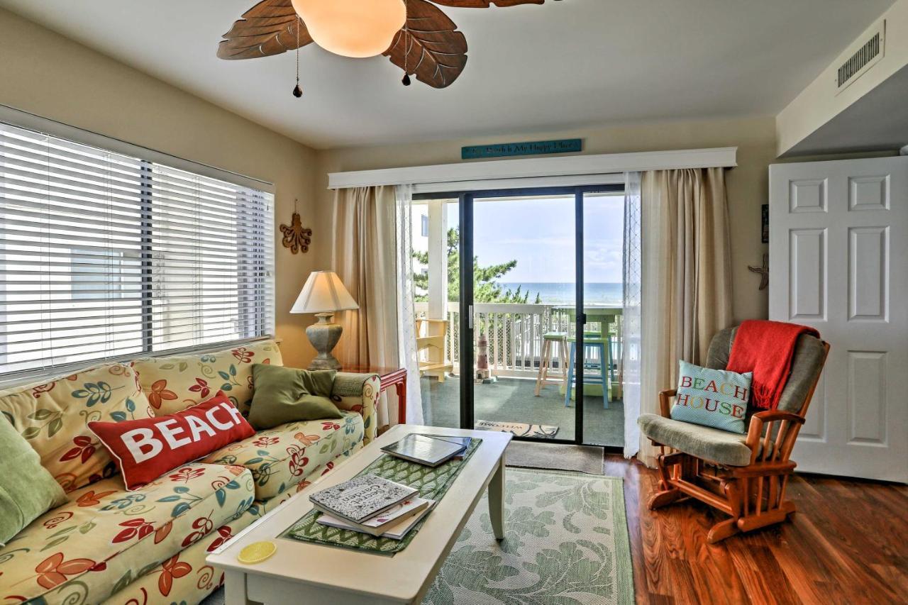 Apartment Ocean-view With Deck, Steps To Carolina Beach! *